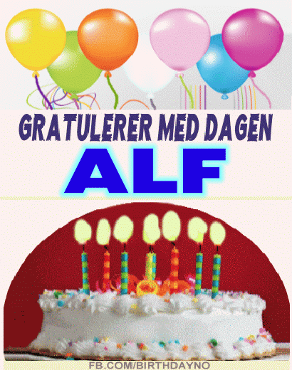  Gratulerer Med Dagen Alf