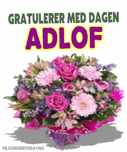 Gratulerer Med Dagen Adlof