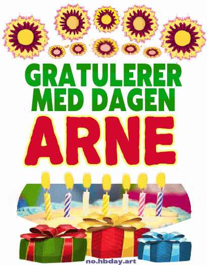 Gratulerer Med Dagen Arne