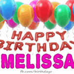Happy Birthday Melissa