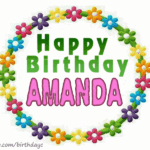 Happy Birthday Amanda