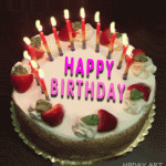 cake candles gif