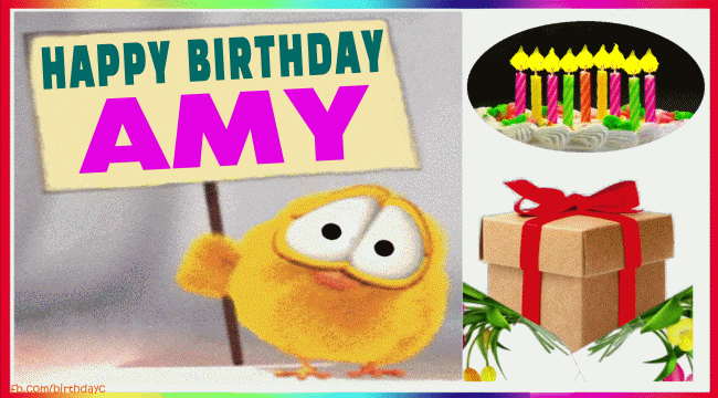 Happy Birthday AMY