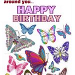 butterfly birthday card