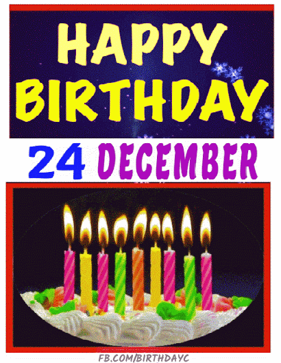 24 December Birthday