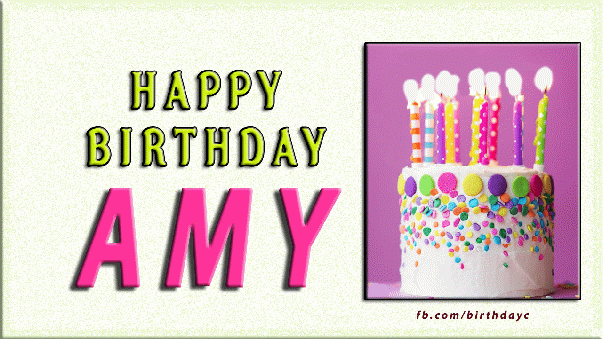 Happy Birtdhay Amy