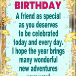 Happy birthday friend