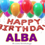 Happy Birthday Alba