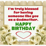 HAPPY Birthday Godmother