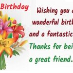 Happy Birthday Friend