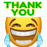 Thank you gif smiley
