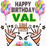 Happy Birthday Val Gif