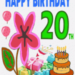 Happy Birthday 20th