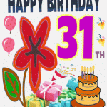 Happy 31th Birthday