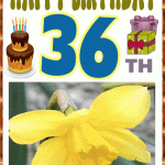 Happy 36th Birthday Wishes Cards images