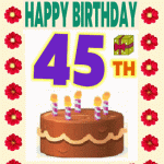 Happy 45th birthday
