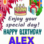 Happy Birthday Alex