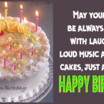 Happy Birthday cake candles gif