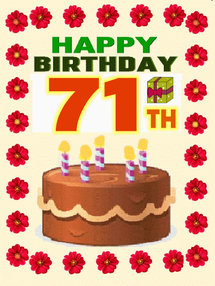 Happy 71nd Birthday