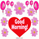 Good morning heart gif