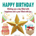 Birthday wish card gif